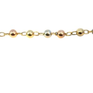 Cross Pendant Rosary Bracelet