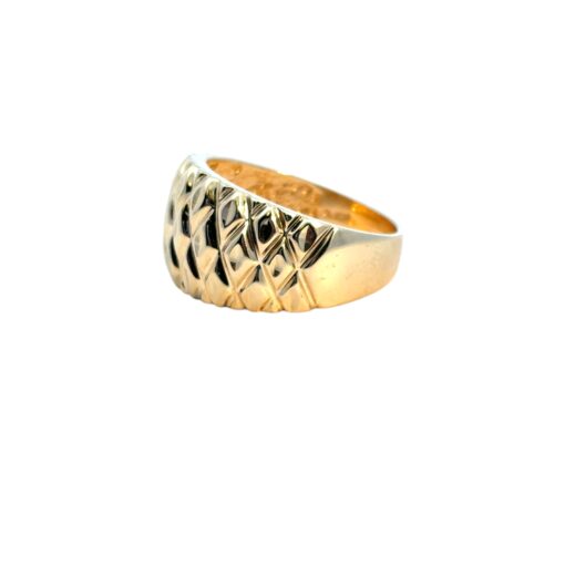 14k Gold Pattern Ring