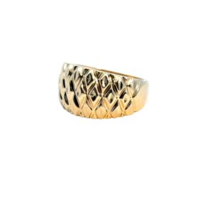 14k Gold Pattern Ring