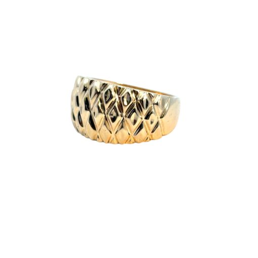 14k Gold Pattern Ring