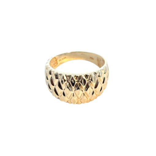 14k Gold Pattern Ring