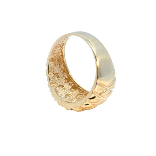 14k Gold Pattern Ring