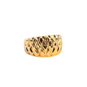 14k Gold Pattern Ring