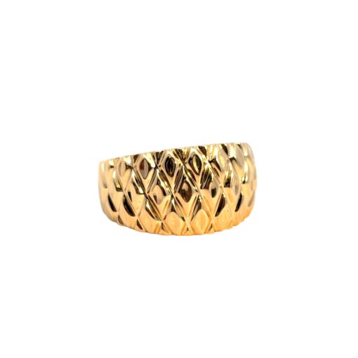 14k Gold Pattern Ring