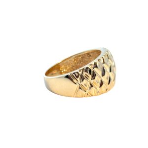 14k Gold Pattern Ring