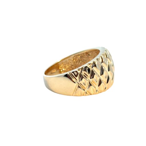 14k Gold Pattern Ring