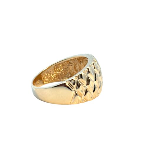14k Gold Pattern Ring