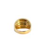 18k Gold Ridge Ring