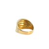 18k Gold Ridge Ring
