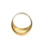 18k Gold Ridge Ring