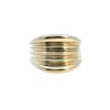 18k Gold Ridge Ring