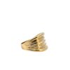 18k Gold Ridge Ring