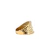18k Gold Ridge Ring