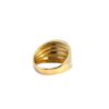 18k Gold Ridge Ring