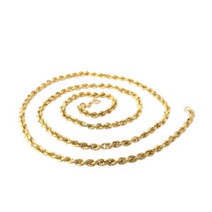 14k Gold Rope Necklace