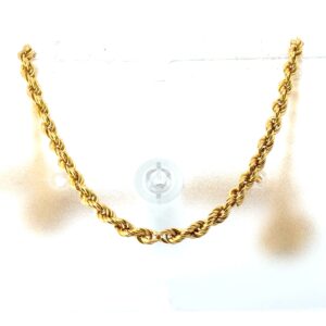 14k Gold Rope Necklace