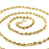 14k Gold Rope Necklace