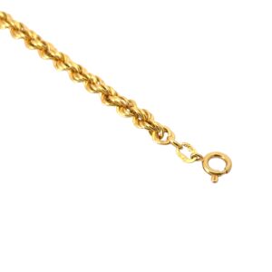14k Gold Rope Necklace