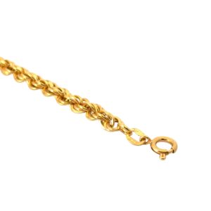 14k Gold Rope Necklace