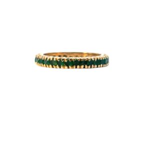Gold 0.75ctw Emerald Ring