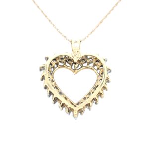 Diamond Heart Pendant Necklace