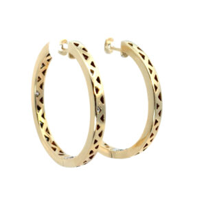 4.06ctw Inside Out Hoops