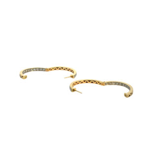 4.06ctw Inside Out Hoops