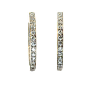 4.06ctw Inside Out Hoops
