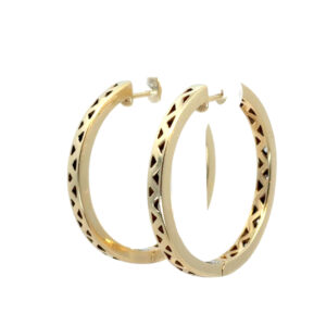 4.06ctw Inside Out Hoops