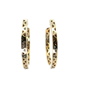4.06ctw Inside Out Hoops
