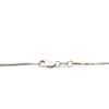14k White Gold Glass Filled Ruby with Diamond Pendant on a 14k White Gold Classic Box Chain Necklace - Image 15