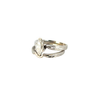 Matching Engagement Wedding Rings