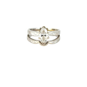 Matching Engagement Wedding Rings