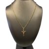 Cross Pendant Rope Necklace