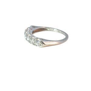 Platinum 0.70 ctw Diamond Ring