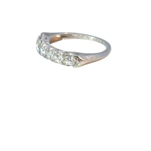 Platinum 0.70 ctw Diamond Ring