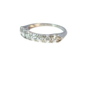 Platinum 0.70 ctw Diamond Ring