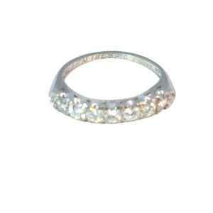 Platinum 0.70 ctw Diamond Ring
