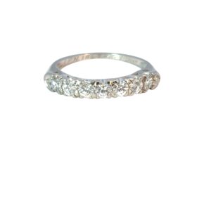 Platinum 0.70 ctw Diamond Ring