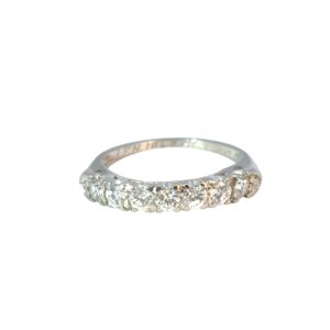 Platinum 0.70 ctw Diamond Ring