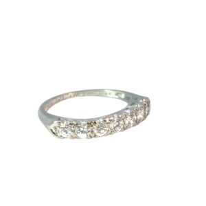 Platinum 0.70 ctw Diamond Ring