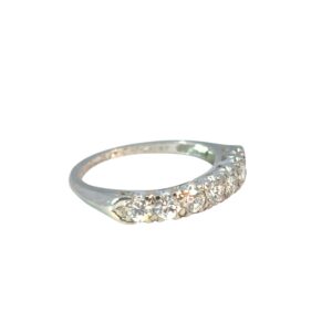 Platinum 0.70 ctw Diamond Ring