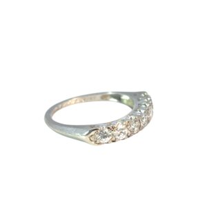 Platinum 0.70 ctw Diamond Ring