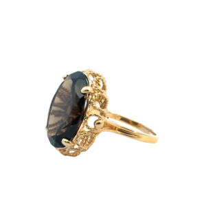 Oval Smoky Quartz Ring