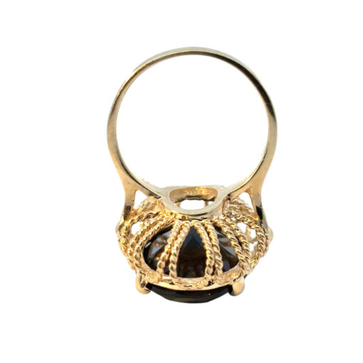 Oval Smoky Quartz Ring