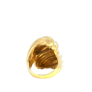 18k Swirl Statement Ring