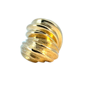 18k Swirl Statement Ring