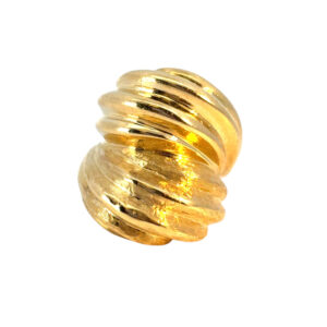 18k Swirl Statement Ring