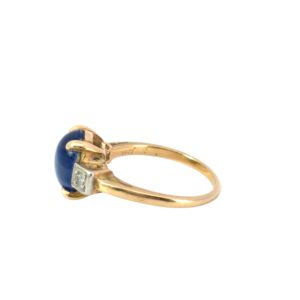 3 Stone Gold Ring