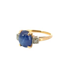 3 Stone Gold Ring